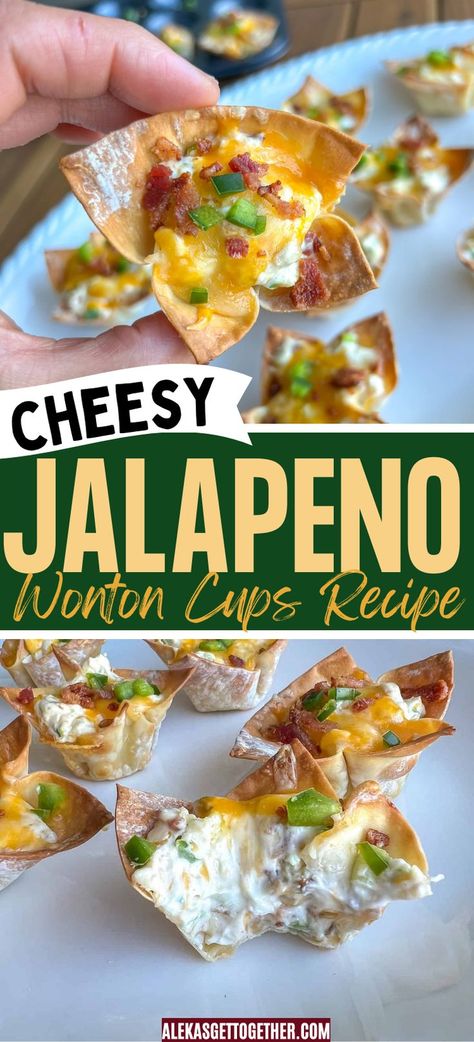 Jalapeno Wonton Poppers, Cheesesteak Sliders, Philly Cheese Steak Sliders, Jalapeno Popper Recipes, Wonton Cups, Jalapeño Poppers, Popular Appetizers, Jalapeno Recipes, Pizza And Beer