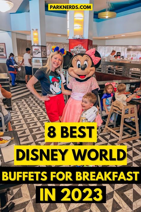 8 Disney World Buffets For Breakfast In 2023 Disney Breakfast, Disney Beach Club, Chef Mickey, Polynesian Village, Character Dining, Animal Kingdom Lodge, American Breakfast, Contemporary Resort, Disney Hotels