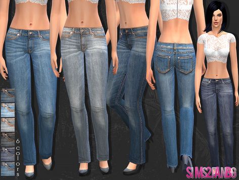 The Sims Resource - 22 - Female skinny jeans Sims 4 Brandy Melville, Sims 4 Clothing Sets, Vip Dress, 4th Of July Dresses, Stretch Satin Dress, Designer Bra, Clothing Female, Sims 4 Downloads, Net Dress