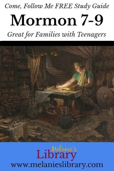 FREE Come, Follow Me Daily Study Guide for Mormon 7-9. For personal and/or family study of the scriptures, geared towards families with teenagers, single adults, and empty nesters. Great for Sunday School, talks, and FHE Family Home Evening