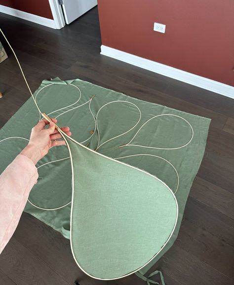 Floral Pendant Lamp DIY — Haley Pasz Diy Fabric Light Shade, Petal Pendant Light Diy, Diy Flower Pendant Light, Diy Reading Lamp, Diy Wall Lamp Shade, Upcycle Floor Lamp Diy, Diy Room Lamp, Diy Chandelier Shades, Creative Lamp Shades Diy