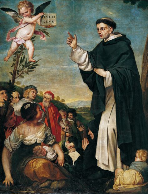 St Vincent Ferrer, Saint Dominic, Google Art Project, Saint Vincent, San Francesco, St Vincent, The Good Shepherd, A4 Poster, Catholic Art