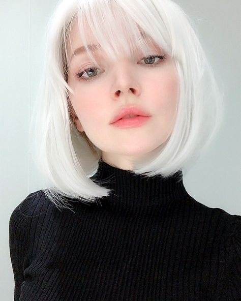 💕🌸リリ🌸💕 on Instagram: “Ice queen is back 👑 cuz it’s freezing outside!” The Alpha, Ice Queen, White Hair, Green Eyes, No Instagram, Queen, Green, Hair, On Instagram