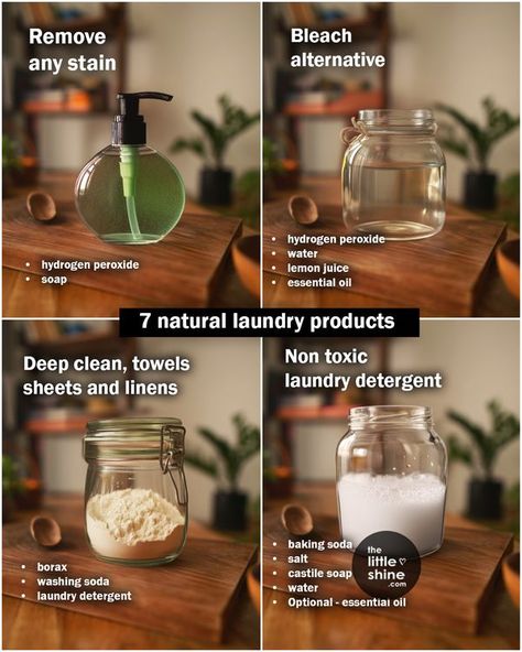 Little DIY Diy Homemade Laundry Detergent, Deep Clean Towels, Toilet Fizzies, Diy Natural Cleaners, Natural Cleaners Diy, Diy Laundry Soap, Diy Body Products, Toxic Household, Diy Cleaning Recipes