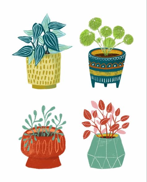 Plants in pots | Mini drawings, Plant illustration, Mexican wall art Plants In Pots Drawing, Plants In Pots, Mexican Wall Art, Mexican Wall, Plant Painting, Mini Drawings, Plant Illustration, Plant Art, Pottery Studio