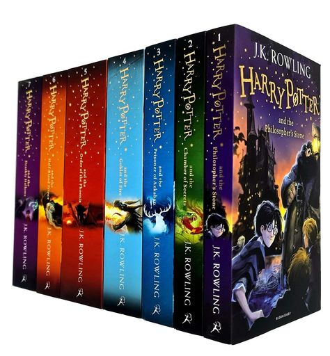 Harry Potter and the Philosopher's Stone: 1/7 Harry Potter and the Chamber of Secrets: 2/7 Harry Potter and the Prisoner of Azkaban: 3/7 Harry Potter and the Goblet of Fire: 4/7 Harry Potter and the Order of the Phoenix: 5/7 , Harry Potter and the Half-Blood Prince: 6/7 Harry Potter and the Deathly Hallows: 7/7 #harrypotter #harrypotterbooks #jkrowling #harrypottercollection #HPbooks #Deathlyhallows #Halfbloodprince #Orderofthephoenix As an Amazon Associate I earn from qualifying purchases Harry Potter Series Books, Harry Potter Book Series, Harry Potter Book Set, Harry Potter Box Set, Harry Potter 6, Harry Potter Book Covers, The Chamber Of Secrets, Harry Potter Book, Harry Potter Set