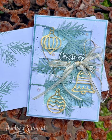 Decorated Pine Dies Cards, Su Decorated With Happiness, Stampin Up Decorated With Happiness Cards, Su Decorated With Happiness Cards, Decorated With Happiness Stampin Up Cards, Stampin Up All Bundled Up, Christmas Cards Stampin Up Ideas 2022, Decorated With Happiness Stamp Set, Spruced Up Stampin Up Cards