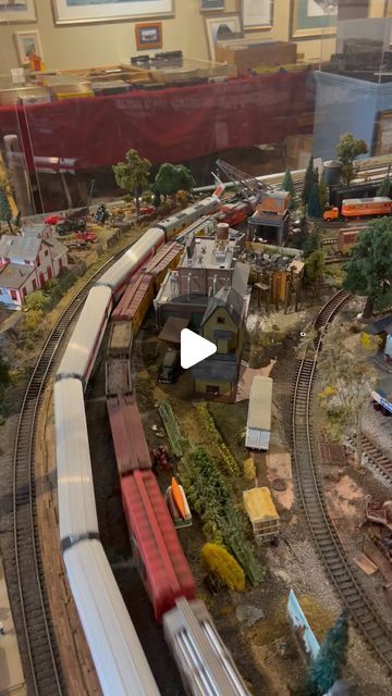 Model Trains Enthusiast | Social Media Manager on Instagram: "This great layout is on display @ctrivermuseum between December and February #modeltrain #connectocut #usa" Train Room Decor, Model Train Display, Train Display, Train Room, Model Train, Model Trains, Social Media Manager, On Display, Layout