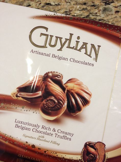 Guylian Belgian chocolates - one of the best praline chocolates! These are shaped like seashells and seahorses. The company also contributes back marine life. Guylian Chocolate, Seashell Chocolates, Chocolate Seashells, Praline Chocolate, Sweet Lover, Coffee Aesthetic, Book Jokes, Belgian Chocolate, Seahorses