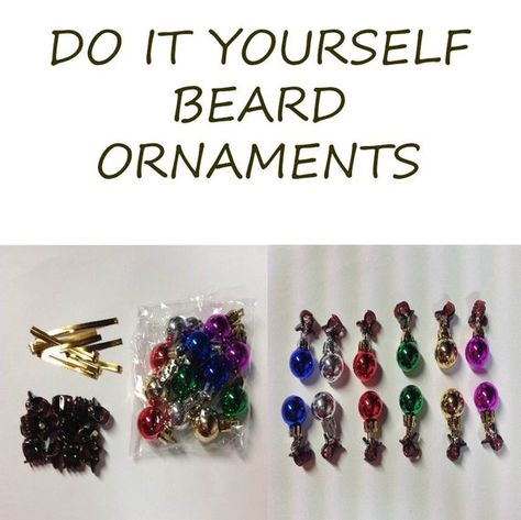 Beard Baubles, Beard Ornaments, Glitter Beards, Diy Beard, Beard Art, Kit Ideas, Bauble Ornaments, Color Kit, Diy Crafts To Do