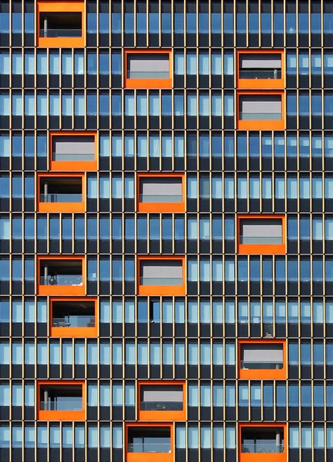 © Virginia Duran  #architecture #buildings City Architecture Photography, Architecture Square Design, Building Texture, City Square Design, Facade Design Architecture, City Square Architecture, Zurich Architecture, Architecture Photography Buildings, Building Skin