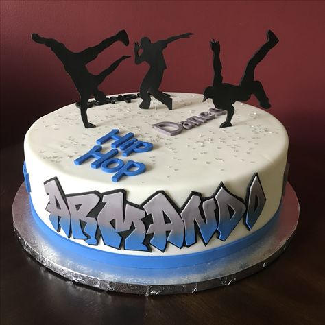 Hip Hop Birthday Cake Hip Hop Birthday Cake For Men, Hip Hop Cake Ideas, Hip Hop Cake, Hip Hop Birthday Cake, Dance Birthday Cake, 21st Birthday Boy, Anniversary Cake Designs, Hip Hop Birthday, Dance Cakes