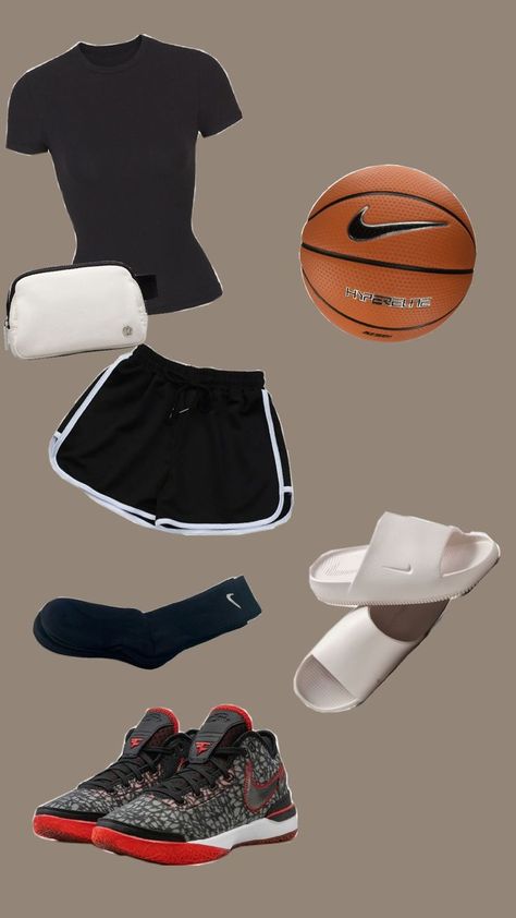 Athlete Fits, Basketball Girls Outfits, Basketball Drip, Basketball Fits, Basketball Game Outfit Women, Basketball Outfits, Basketball Shoes Kyrie, Basketball Aesthetic, Basketball Game Outfit