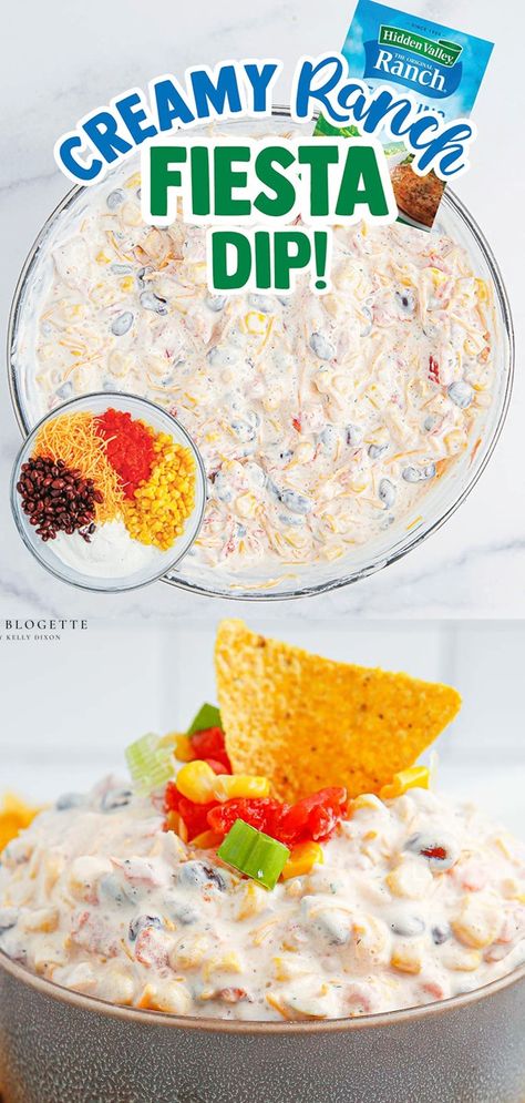 31 of The BEST Appetizer Recipes You Will Ever Make Party Snacks Easy Appetizers, Fiesta Ranch Dip, Fiesta Dip, Ranch Dip Recipe, Sweet Appetizer, Delicious Appetizers, Delicious Appetizer Recipes, Best Appetizer Recipes, Appetizers Easy Finger Food