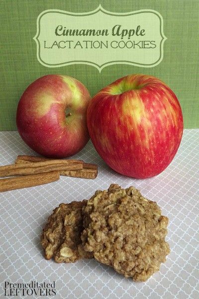 This recipe for Apple Cinnamon Lactation Cookies is full of whole oats, flax meal and brewer's yeast to support lactation and tastes delicious! Lactation Cookies Recipe, Flax Meal, Breastfeeding Snacks, Best Apple Pie, Breastfeeding Foods, Lactation Recipes, Breastfeeding Diet, Lactation Cookies, Brewers Yeast