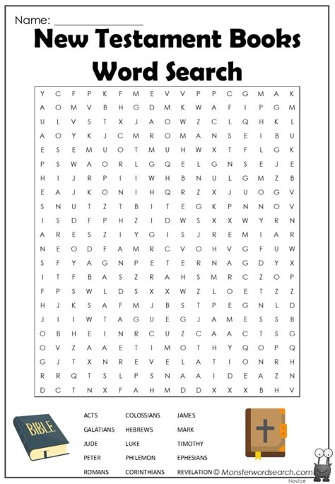 New Testament Word Search, Bible Word Search Free Printable, Books Of The Bible Printable Free, Bible Activity Sheets, Sunday School Worksheets, Kids Word Search, Story Crafts, Devotions For Kids, Bible Study Worksheet