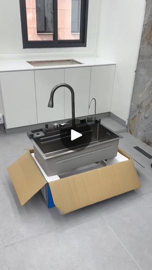 Wash Sink, Sink Kitchen, Interior D, Tag Someone Who, Tag Someone, Diy Inspiration, Modern Kitchen Design, Kitchen Organization, Kitchen Gadgets