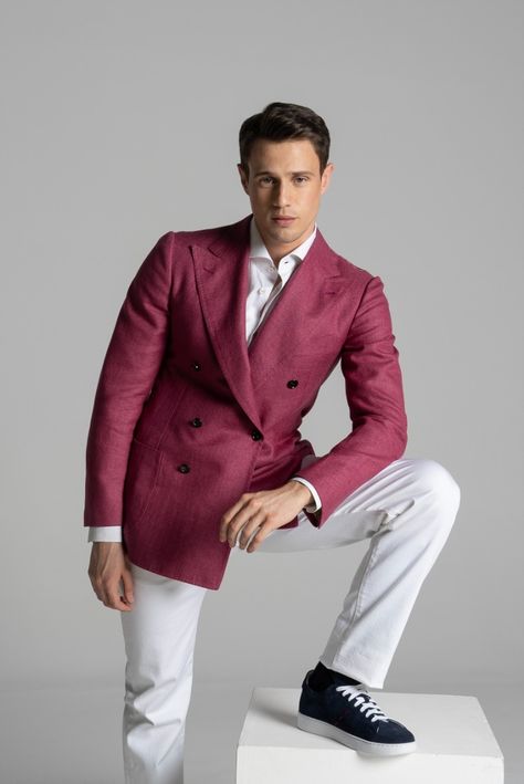 cesare attolini blazer fashion luxury outfit inspirtation fashion trends italian Cesare Attolini, Master Tailor, Sports Jackets, Italian Craftsmanship, Italian Designer, Sports Blazer, Sports Jacket, Luxury Fabrics, Italian Design