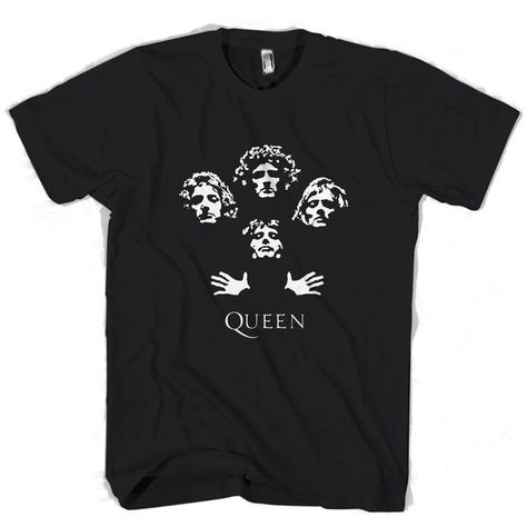 Camisa Rock, Queen Rock Band, Band Outfits, Queen Tshirt, Queen Shirts, Queen Band, Rock T Shirts, Ladies Tee Shirts, Bohemian Rhapsody