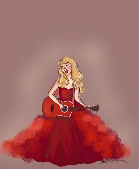 Taylor Swift Red Fanart, Taylor Swift Dibujos, Taylor Swift Illustration, Taylor Swift Fanart, Taylor Swift Fan Art, Taylor Swift Bad Blood, Taylor Swift Drawing, Swift Facts, Taylor Swift Facts