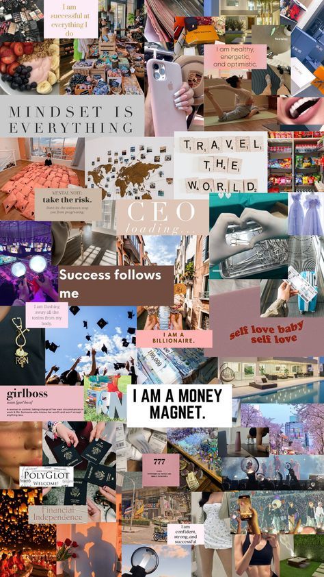 Make Art Make Love Make Money, Iphone Vision Board Wallpaper, Aesthetic Vision Board Wallpaper Iphone, Dream Life Aesthetic Wallpaper, Success Manifestation Wallpaper, Success Affirmations Wallpaper, Vision Board Manifestation Dream Life, Billionaire Vision Board, 2024 Vision Board Wallpaper