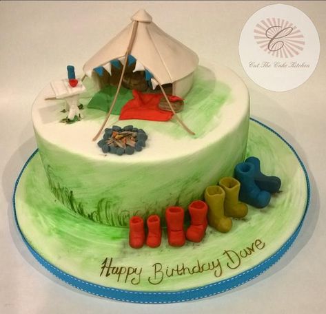 Glamping Cake, Tent Cake, Cake 2022, Cake Festival, 10 Birthday Cake, Glamping Party, Bell Tent, Bday Cake, Little Family