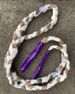 Kid's Craft - How to Upcycle Plastic Bags into a cool Jump Rope : Bowdabra Upcycle Plastic Bags, Plastic Bag Crafts, Bow Making Tutorials, Upcycle Plastic, Make Bows, Recycled Plastic Bags, Rope Diy, Christmas Craft Fair, Bible School Crafts