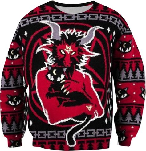 [PaidAd] 61 Great Ugly Sweater Outfit Insights You've Never Considered Now #uglysweateroutfit Satanic Outfits, Backpack Essentials Highschool, Ugly Sweater Outfit, Satanic Christmas, Ugly Sweater Outfits, Christmas Sweater Outfits, Ripped Sweater, Gothic Christmas, Ugly Sweater Christmas