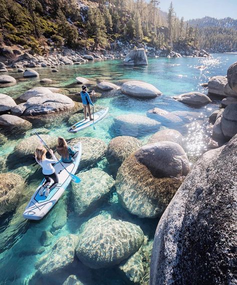 @backpackerinc on Instagram: “Lake Tahoe is in a league of it’s own! Drop a comment below of something comparable. 🌲💦 ____________________________ 📷 @everchanginghorizon…” Dream Travel Destinations, Vacation Places, Beautiful Places To Travel, Beautiful Places To Visit, Travel Inspo, Lake Tahoe, Travel Aesthetic, Vacation Spots, Dream Vacations