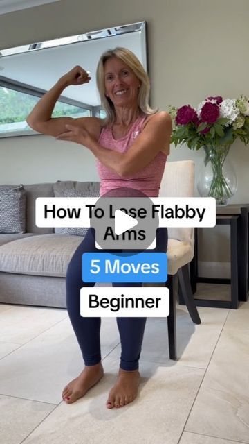 Arm Home Workout, Petra Genco, Flabby Arm Workout, Arm Workout Women, Beautiful Arms, Basic Workout, Chair Exercises, Workout Without Gym, Bodyweight Workout Beginner