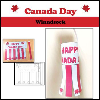 Canada Day Craft Windsock⭐ Canada JulyTemplate B&W Template Color Activities ColoringProject for Preschool / Kindergarten / Grade 1st 2nd 3rd 4th,5th,6th,7th⭐ Detail:File PDFSize 8.5x11 inch2 Pages⭐⭐ Follow Me ⭐⭐ THANK YOU! Please⭐I appreciate you purchasing my teaching resources, and I hop... Canada Day Activities, Canada Day Crafts, Template Color, I Hop, Happy Canada Day, Canadian History, Canada Day, I Appreciate You, I Thank You