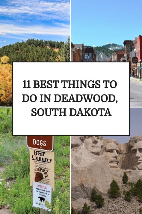 The spellbinding tourist attractions of Deadwood South Dakota call out to history buffs. Check out the list of some of the best things to do in Deadwood SD. Deadwood South Dakota, Travel South, Travel Stuff, Winter Park, Hiking Trip, South Dakota, Tourist Attraction, The List, Travel Tips