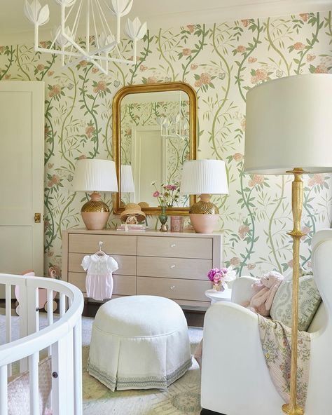 Pottery Barn Nursery, Skirted Table, Country Nursery, Girly Nursery, Childrens Rooms, Iron Console, Princess Nursery, Gold Nursery, Girls Rooms