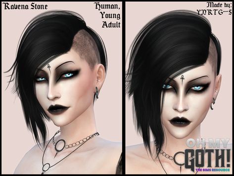 Sims 4 Cc Hair Female Goth, Sims 4 Cc Trad Goth Hair, Sims 4 Cc Corpse Paint, Sims 4 Cc Oh My Goth, Metal Head Sims 4 Cc, Sims 4 Oh My Goth, Sims 4 Gothic Hair, Goth Makeup Sims 4 Cc, Oh My Goth Sims 4 Cc