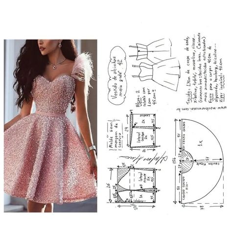 Her Drawing, Diy Clothes Patterns, Basic Dress Pattern, Clothing Pattern Design, Dress Patterns Diy, Corset Sewing Pattern, Sewing Clothes Women, Fashion Design Patterns, Diy Clothes Design