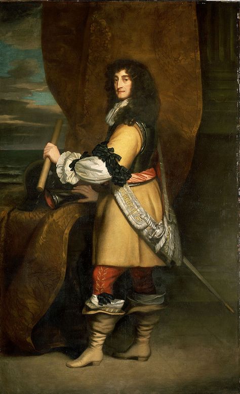 Prince Rupert (1619-1682), 1st Duke of Cumberland and Count Palatine of the Rhine | Royal Museums Greenwich Peter Lely, 17th Century Portraits, King William Iv, Prince Rupert, Charles I, Charles Ii, King William, Mary Queen Of Scots, The Royal Collection