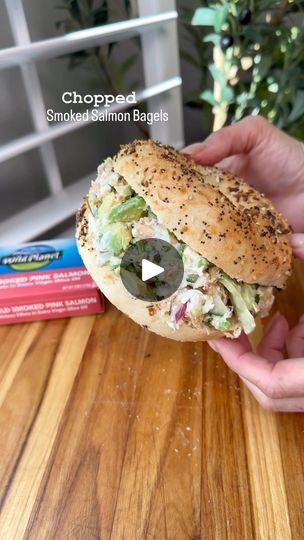 Salmon Capers, Sliced Cucumber, Chicken Salad Sandwich Recipe, Smoked Salmon Bagel, Salmon Bagel, Viral Food, Bagel Sandwich, Toasted Bread, Chicken Salad Sandwich