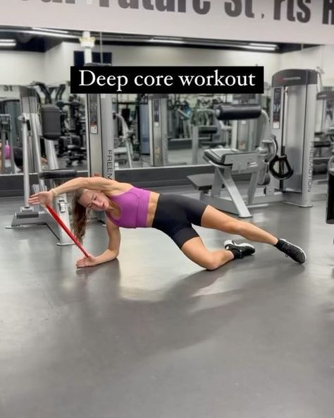 Sadie Rigby | WEIGHT TRAINING on Instagram: "DEEP CORE 😤 Deep core work is aimed to engage the the transverse abdominis, pelvic floor, and multifidus muscles. These muscles provide stability and support to the spine and pelvis, and are an important part of maintaining good posture and preventing back pain! Deep core work can also help draw-in your waist. Not to mention, the consistent deep core work in the Sadie Active App played a HUGE part in healing my diastasis recti post-baby! 🫶🏻 Here a Multifidus Exercises, Deep Core Workout, Deep Core Workout Beginner, Deep Core Ab Exercises, Deep Core Exercises Diastasis Recti, Deep Core Exercises Abdominal Muscles, Abs Women, Killer Abs, Core Work