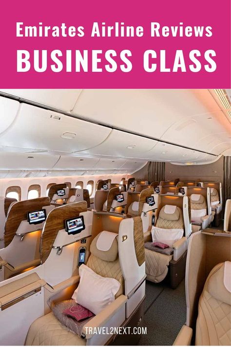 Emirates Business Class Reviews: A380 vs 777. Emirates Business Class 777 seats. #airlines #emirates #businessclass #a380vs777 #seats #airbus #marginally Emirates Business Class 777, Emirates A380 Business, Business Class Flight Emirates, Emirates Business Class Seats, Business Class Emirates, Emirates Business, Plane Hacks, Business Class Travel, Business Class Lounge