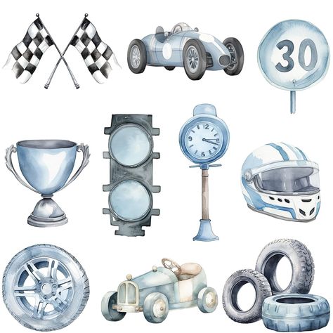 PRICES MAY VARY. Complete Race Car Party Decorations Set: Includes 30 vibrant race car cutouts, featuring 10 unique designs with 3 of each, offering a comprehensive and diverse option for your race car-themed party. Engaging & Colorful Race Car Birthday Decorations: These paper cutouts showcase adorable race car shapes and bright colors, making them the perfect addition to any boy or girl's race car birthday party. Durable and Versatile Race Car Cutouts: Crafted from sturdy card material, these Car Table Decorations, Birthday Car Theme Decorations, Cars Birthday Party Table Decorations, Car Birthday Party Theme, Race Car Printables Free, Car Theme Baby Shower Boys, Car Birthday Decorations, Car Party Decorations, Race Car Birthday Decorations