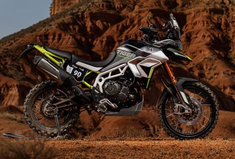 Triumph Grabs Impressive Finish At Baja Aragon Rally On Tiger 900 - ADV Pulse Triumph Tiger 900 Rally Pro, Triumph 900, Triumph Tiger 800 Xc, Tiger 900, Tiger 800, Triumph Tiger 800, Bike Rally, Bike Engine, Triumph Tiger