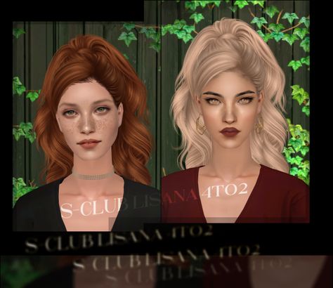 Sims 2 Plantsim Cc, Sims 2 Hair Cc, Fem Hairstyles, Ts2 Hair, Sims 2 Hair, Ts2 Cc, Female Hair, Sims 1, Custom Content