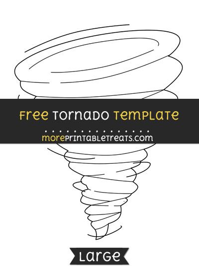 Free Tornado Template - Large Paper Tornado Craft, Tornado Template, Tornado Craft, Vocabulary Parade, Springtime Crafts, Earth Changes, Reading Projects, Summer Care, Book Board