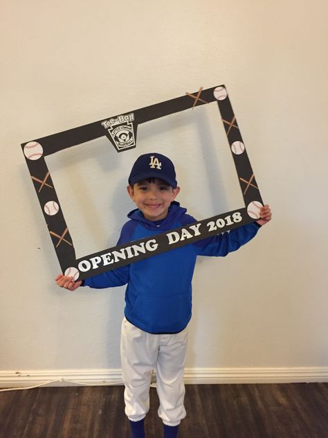 Tee Ball Banner Ideas, Opening Day Softball Ideas, Baseball Opening Day Ideas, Baseball Opening Day Ideas Little League, Little League Opening Day Ideas, Opening Day Baseball Ideas, Tball Practice, Travel Baseball Mom, Dugout Mom