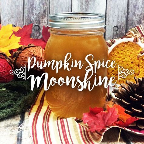 Pumpkin Moonshine Recipe, Pumpkin Pie Moonshine Recipe, Pumpkin Pie Moonshine, Flavored Moonshine Recipes, Moonshine Drink Recipes, Apple Pie Moonshine Recipe, Moonshine Cocktails, Everything Pumpkin, Pumpkin Wine