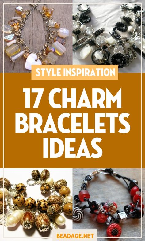 Handmade Beads Jewellery Designs, Diy Beaded Charm Bracelet, Bracelet Stacks Ideas, Jewellery Beads Handmade, Diy Bracelet Charms, Crystal Jewelry Making Ideas, How To Make Charm Bracelets, Diy Charm Bracelet Ideas, Diy Jewelry Making Ideas