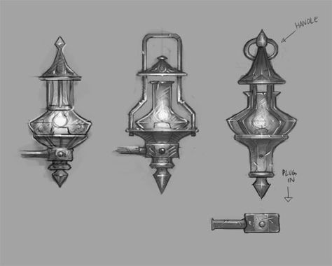 medieval lanterns Props Concept, Props Art, Fantasy Props, Game Props, Sports Bottle, Prop Design, Environment Design, Environment Concept Art, Objects Design