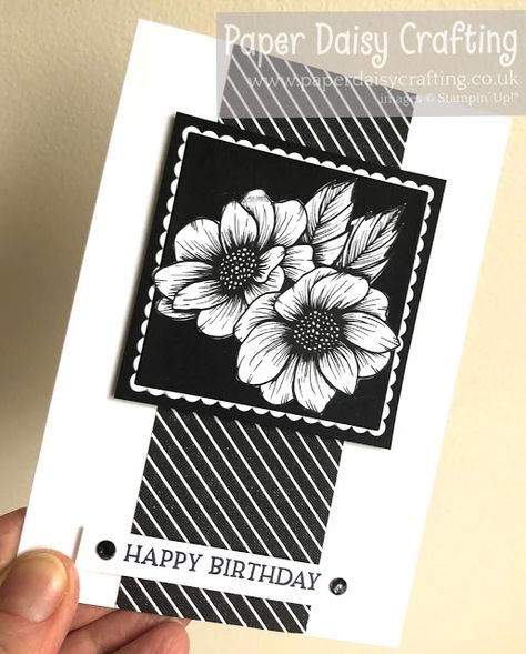 True Love Stampin Up DSP Black and White Birthday card True Love Stampin Up Cards, Stampin Up True Love Dsp Cards, Stampin Up Black And White Cards, Black And White Cards Handmade, Stampin Up Dsp Cards, Stampin Up Dsp, Good Morning And Happy Saturday, Black And White Cards, Black And White Birthday