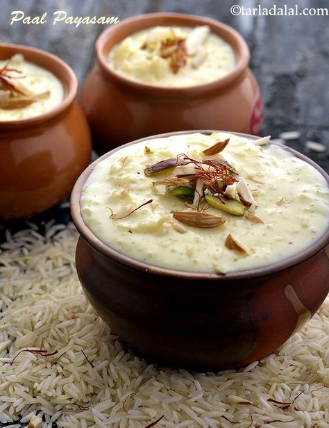 Calories of Paal Payasam, South Indian Rice Kheer, Is it healthy? Jnv Life, Ekadashi Recipes, Paal Payasam, Rice Kheer Recipe, Indian Rice Pudding, Payasam Recipe, Rice Kheer, Fasting Recipes, Kheer Recipe