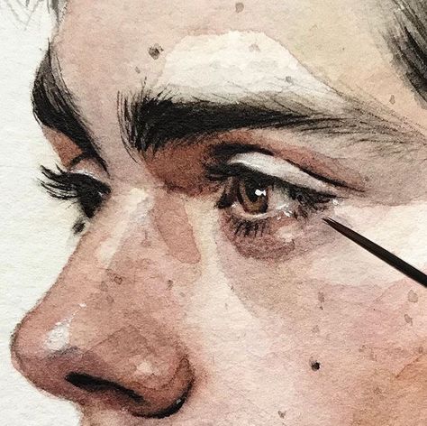 Watercolor portriats: skin tones 얼굴 그리기, Photographie Portrait Inspiration, Arte Inspo, Anatomy Art, Watercolor Portraits, Drawing Techniques, 그림 그리기, Art Sketchbook, Character Illustration